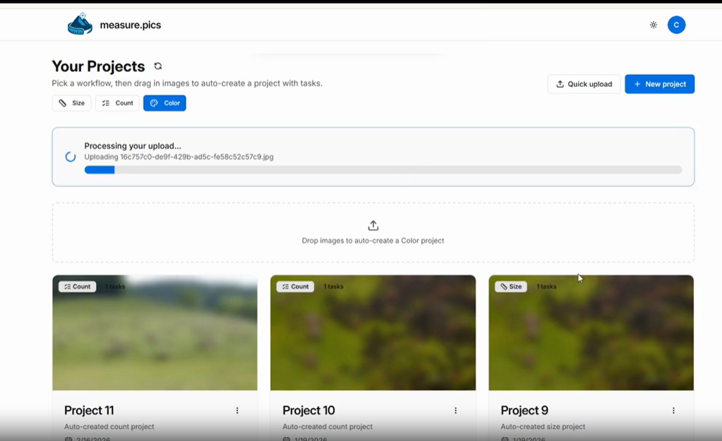 Upload image example
