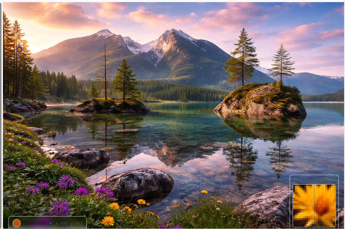 Zoom inspect example